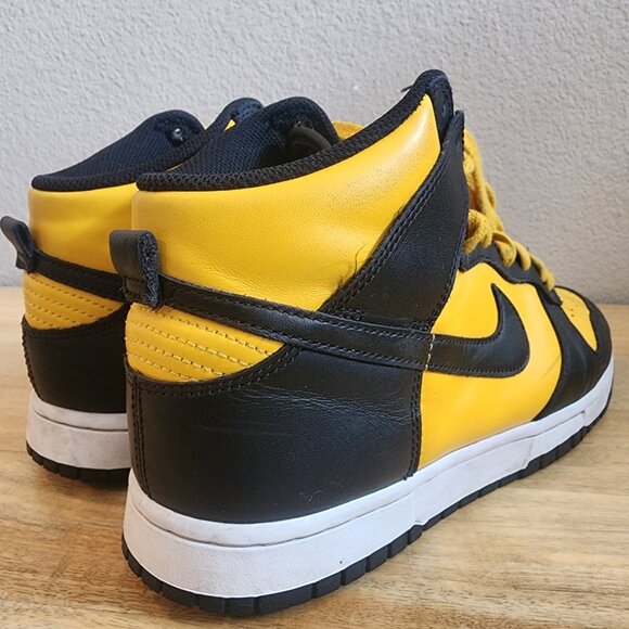 Nike Dunk High Reverse Goldenrod Basketball Sneaker Shoes Men's Size 9 - Picture 2 of 12